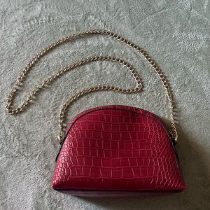 Red Alligator Skin Purse, Forever 21